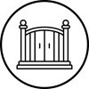 entry-gate-icon-style-vector